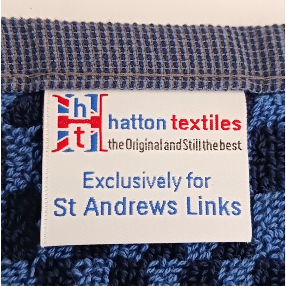 NWT Golf Towel St Andrews Links Old Course Scotland 17 Road Hole Hatton Textiles - Picture 5 of 7